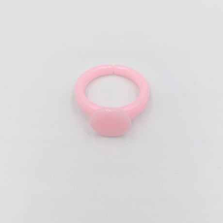 【K12】キッズリング　プラスチック　土台　ピンク　10個セット