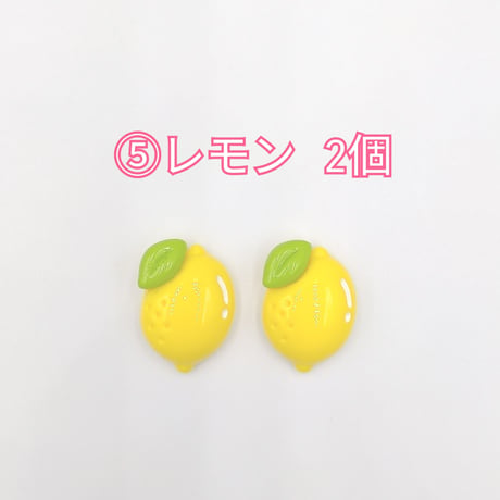 【D560-2】フルーツ　ツヤ　同種2個