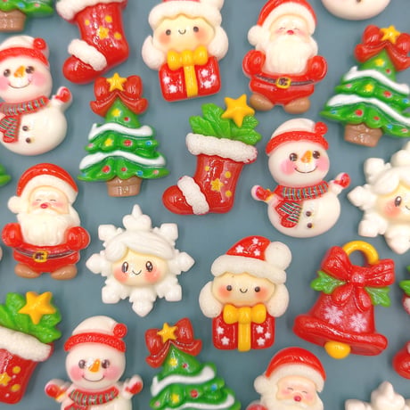 【D908-1】クリスマス⑬　7個セット　ミックス