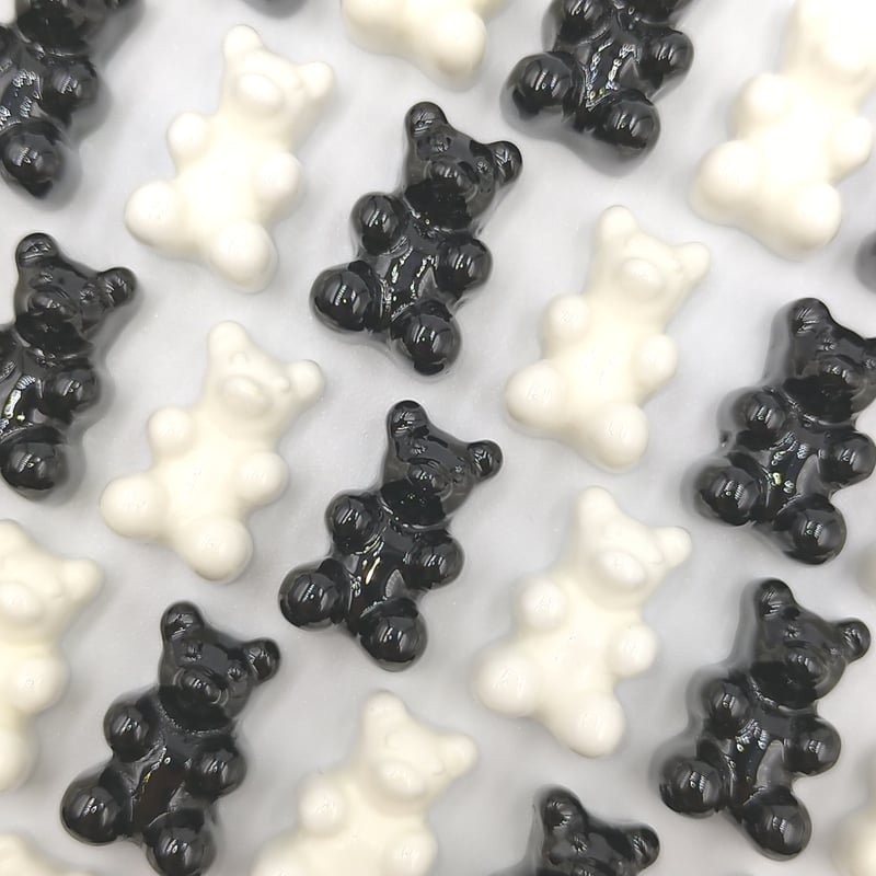 D282】クマグミ 白 黒 4個セット | inree