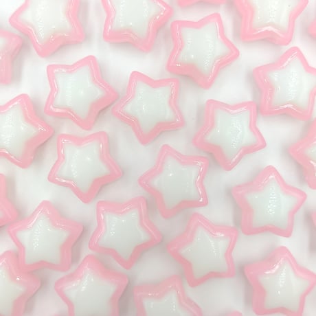 【B150】星　ピンク　ビーズ　1個