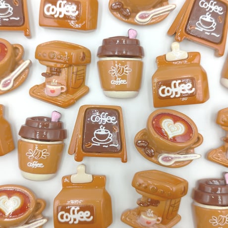 【D699-1】COFFEE　カフェ　5個セット　ミックス