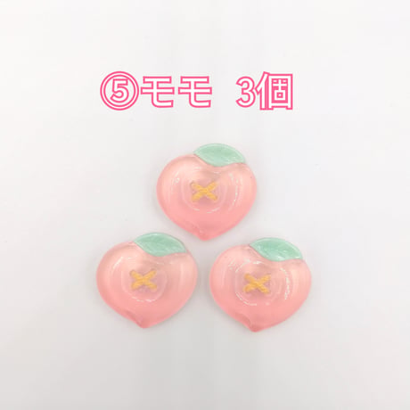 【D872-2】リンゴ　パイナップル　カキ　イチゴ　モモ　スイカ　同種類3個