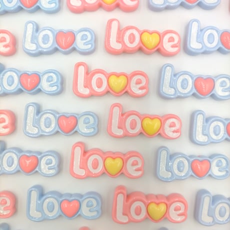 【D833】Love　文字　2個セット