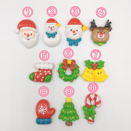 【D753-2】クリスマス⑧  同種類3個