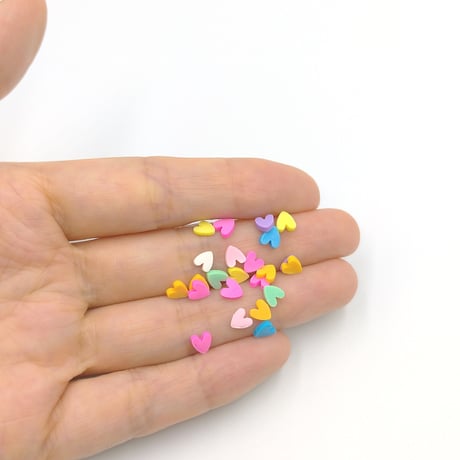【F2】ハート　B　フレーク　スプリンクル　トッピング　10g