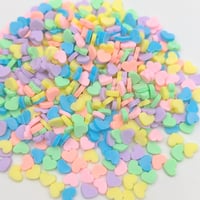 【F3】ハート　C　フレーク　スプリンクル　トッピング　10g