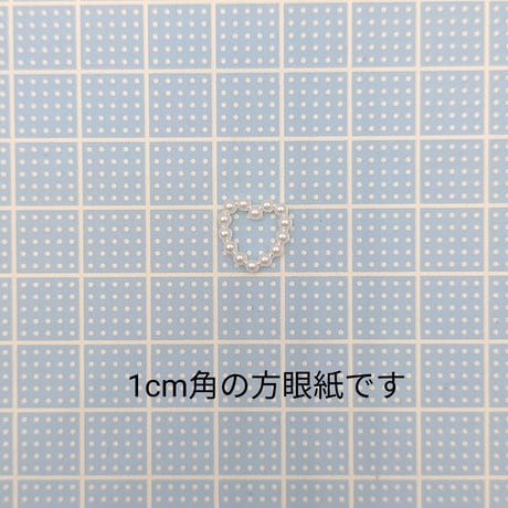 【D591】パール　ハート　5g