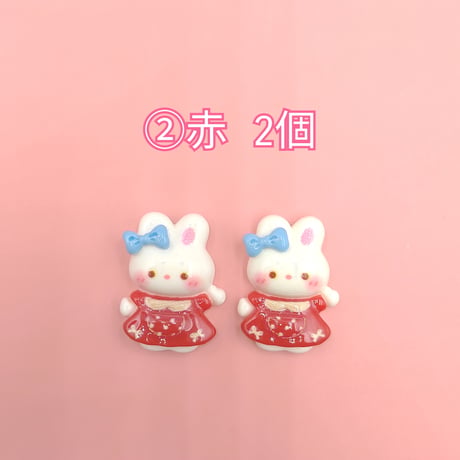 【D914】ウサギ　ワンピース　2個セット
