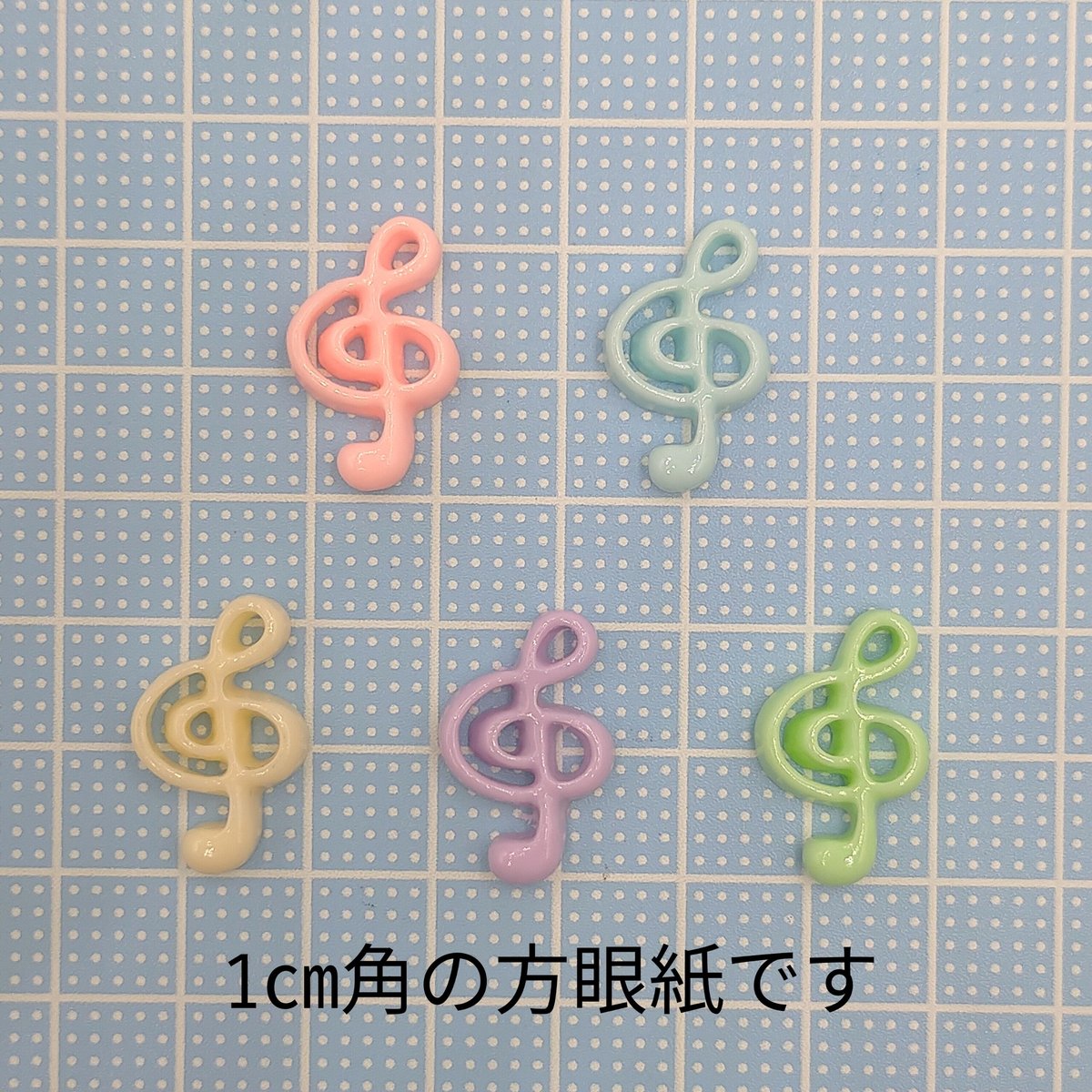 D432-1】音符 5個セット カラーミックス | inree