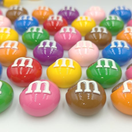 【D919-1】mチョコ　9個セット　カラーミックス