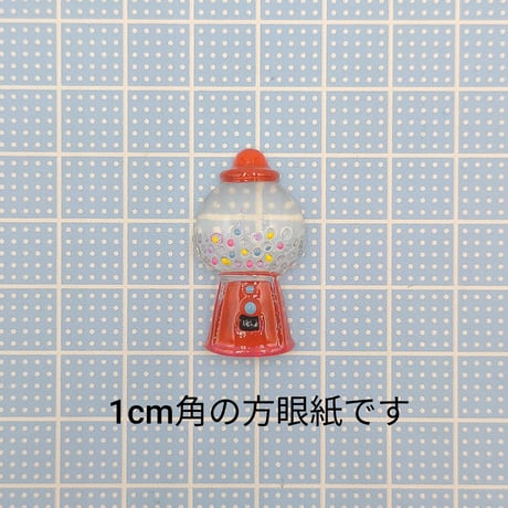 【D459-1】ガチャガチャ　マシーン　6個セット　カラーミックス