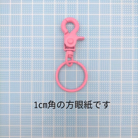 【K7】丸型　キーホルダー　金属　2個