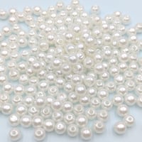 【B94】パール調　ビーズ　6mm　20g