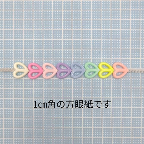 【B60】ハート　ビーズ　20g　カラーミックス
