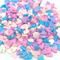 【F12】ハート　D　フレーク　スプリンクル　トッピング　10g