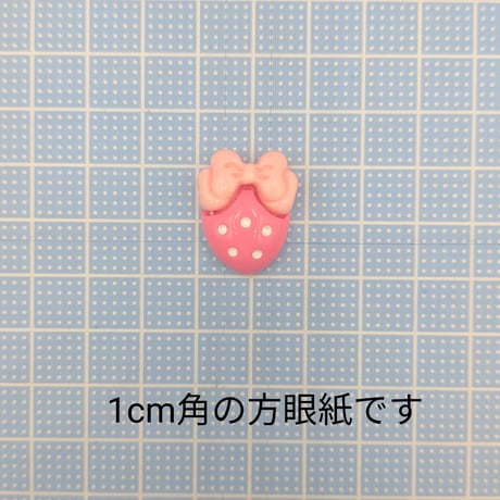 【D796】イチゴ　リボン　3個セット