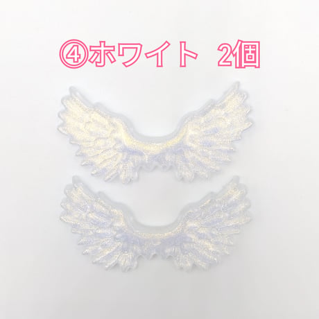 【D618-2】羽　オーロラ　同色2個