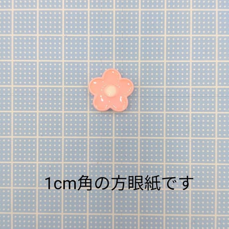【D808-2】花　ラメ　同色3個