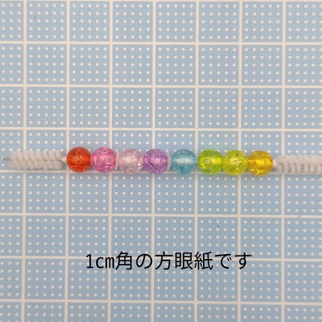 【B112】クラッシュ　ビーズ　ラウンド　6mm　20g　カラーミックス