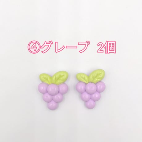 【D560-2】フルーツ　ツヤ　同種2個