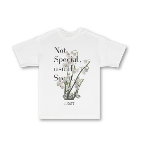 Suzuran Graphic T-Shirt / White<L-2383>