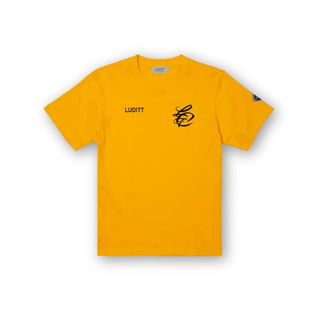 F.C.L.C. Circle Logo T-Shirt / Gold<L-24-135>