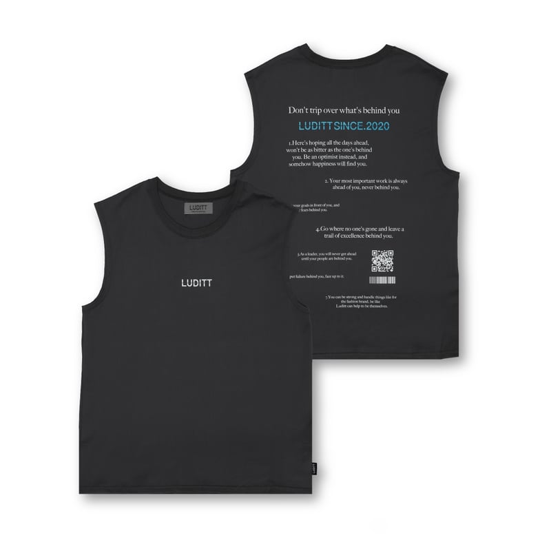 COOTIE / Supima Cotton Sweat Cut-Off Tee -Black- - トップス 