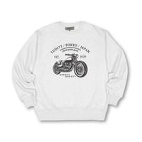 LUDITT BIKE CREW NECK SWEAT / ASH<L-2399>
