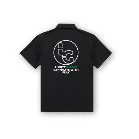 LUDITT & GOLF Polo Shirt / Black<L-25-156>