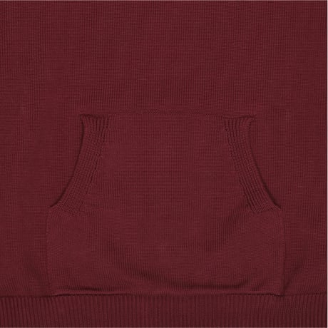 Knit Parka / Burgundy <L-2364>
