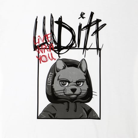 LUDITT/Leo Graphic T-Shirt / White<L-24-126>