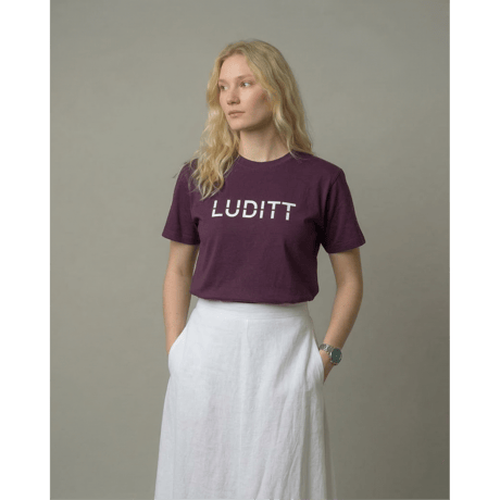 Logo T-Shirt / Purple<L-24-138>