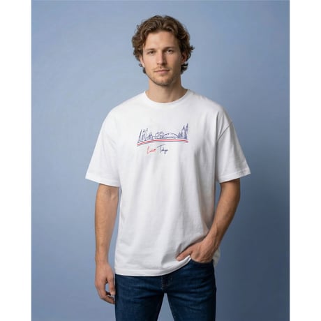 Landmark Horizon T-shirt / White<L-26-170>