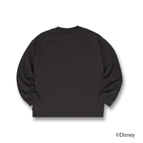 Disney Collection YOU AND ME / MICKEY L/S T-SHIRT / CHARCOAL <L-2388>