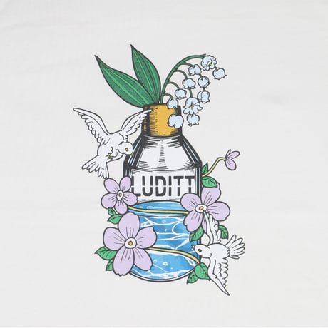 Perfume Graphic T-Shirt / Off White<L-2386>
