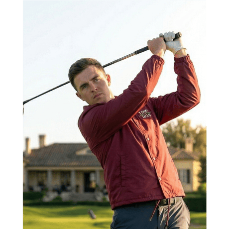 LUDITT & GOLF Nylon Coach Jacket / Burgundy<L-25-157>