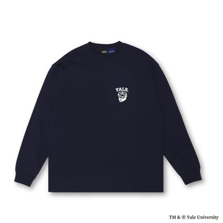 YALE L/S T-SHIRT / NAVY<L-23-115>