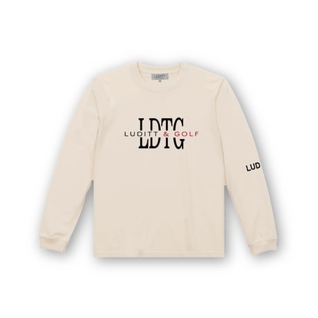 LUDITT & GOLF Long Sleeve T-Shirt / Natural<L-25-158>