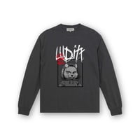 LUDITT/Leo Graphic Long sleeve T-Shirt / Charcoal<L-24-127>