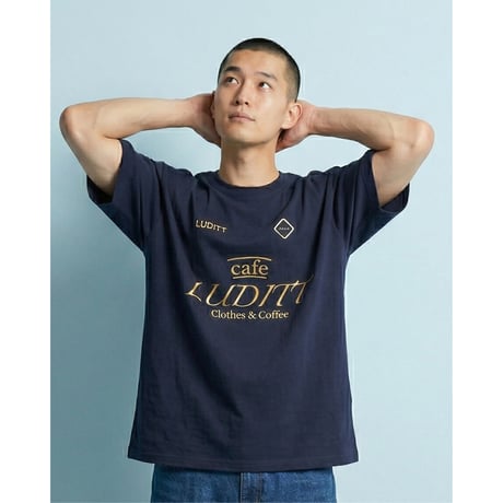 F.C.L.C. / Cafe LUDITT T-Shirt / Navy<L-24-136>