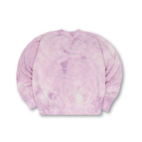 Tie-Dye Crewneck Sweat / Sumire(Purple) <L-2380>