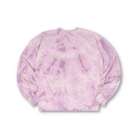 Tie-Dye Crewneck Sweat / Sumire(Purple) <L-2380>