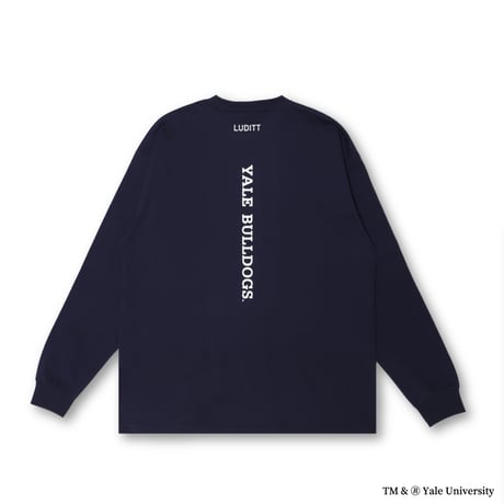 YALE L/S T-SHIRT / NAVY<L-23-115>