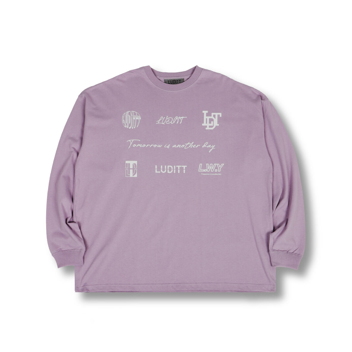 LUDITT CREW L/S T-SHIRT / PURPLE <L-2375> | LUDITT