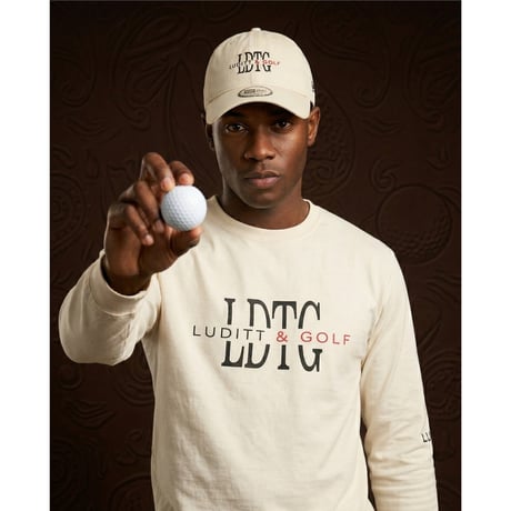 LUDITT & GOLF Long Sleeve T-Shirt / Natural<L-25-158>