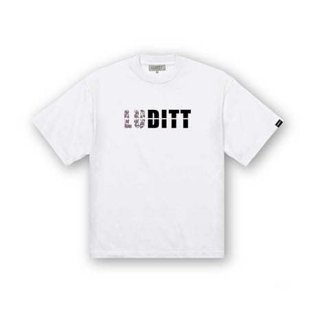 Flower Logo T-Shirt / White<L-2385>