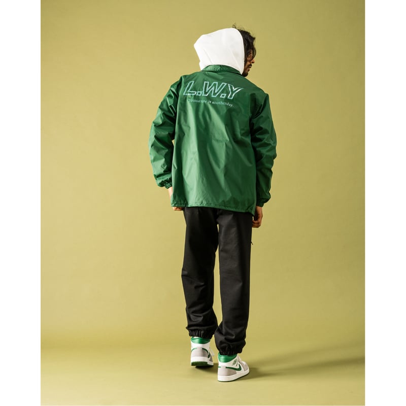 Coach green jacket cheap