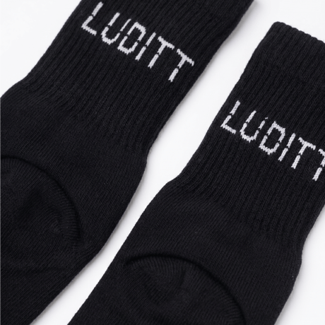 Logo Socks / Black <L-2255>