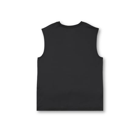 Cut-off Sleeveless / Charcoal<L-24-145>